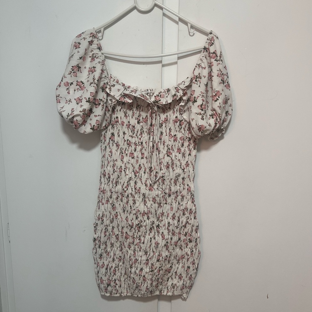 Floral Ruffle Mini Dress - Picture 8 of 8